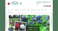 Desktop Screenshot of barriehillfarms.com